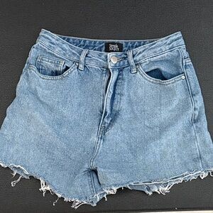 Simple Society Women's Blue Jean Shorts